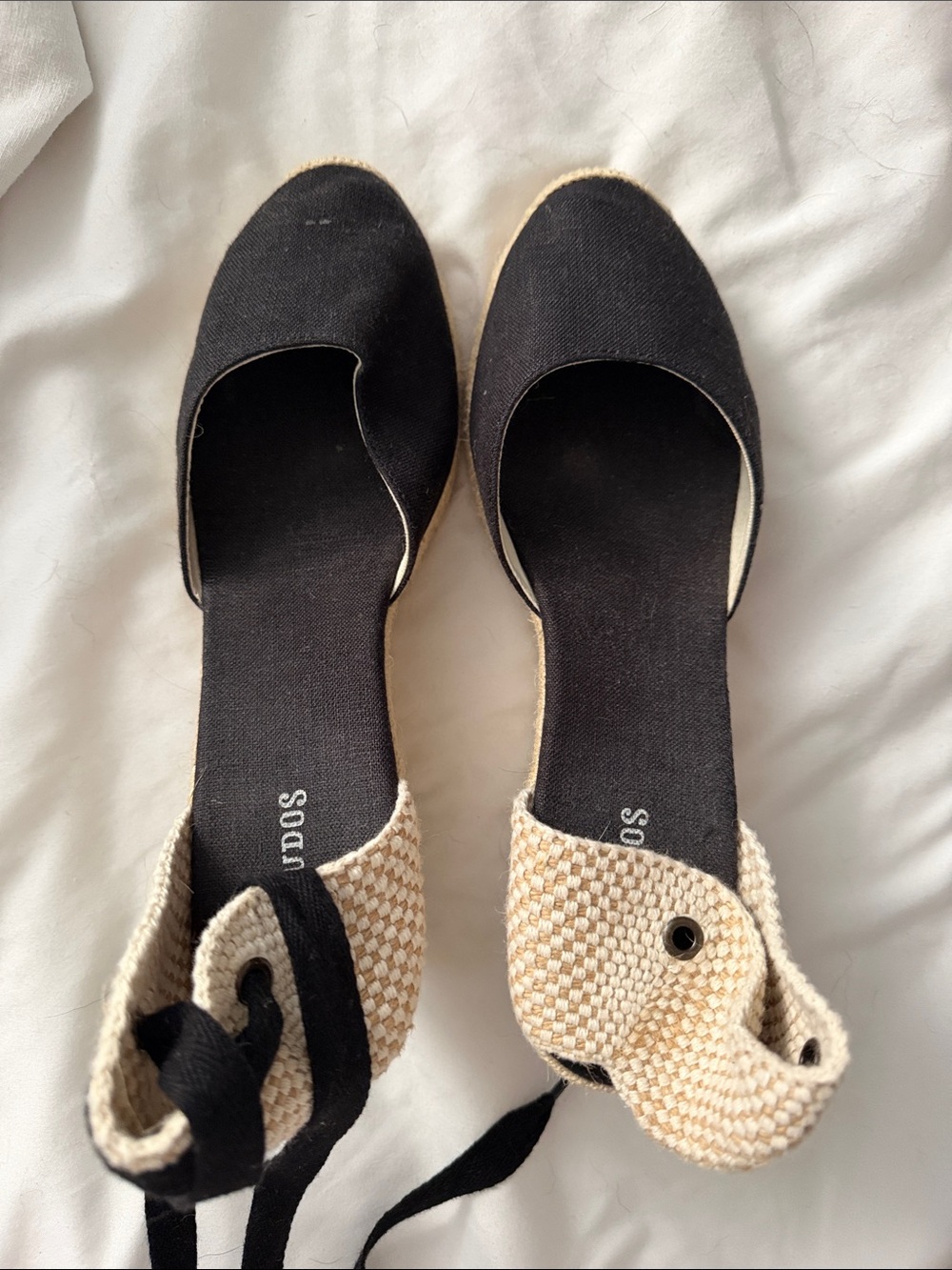 Soludos Black Espadrilles